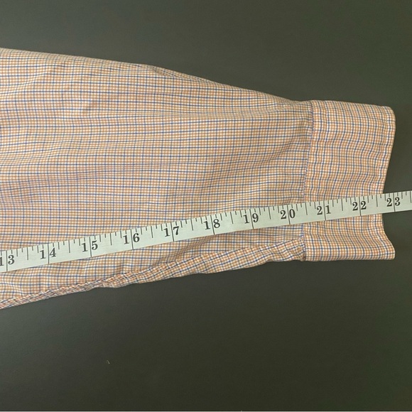 Ralph Lauren Long Sleeve Button Up Pink Checkered Dress Shirt Men’s Size L. - Picture 8 of 9